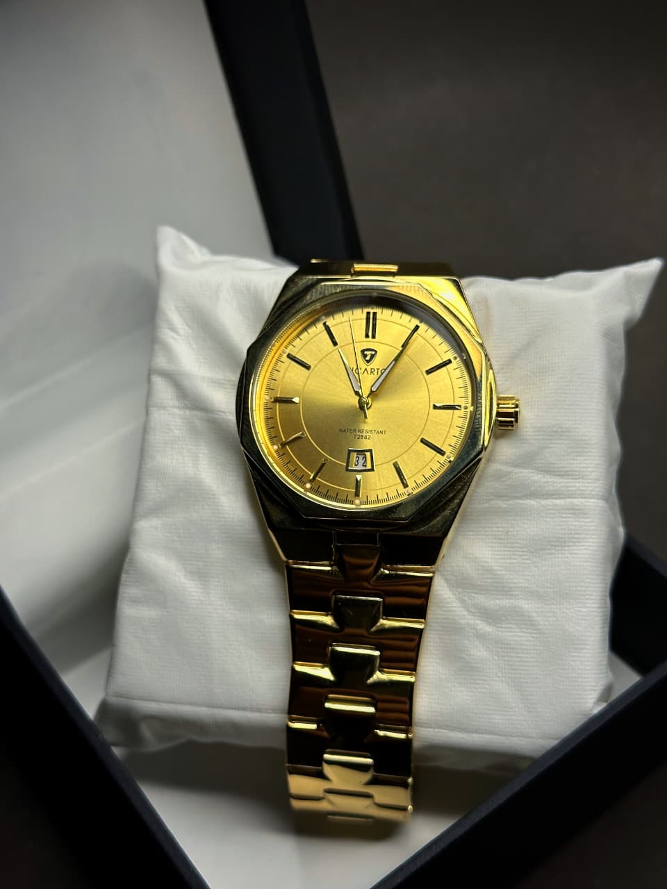 Ticarto - OctaGold | Shinny Golden (date display & water resistance)