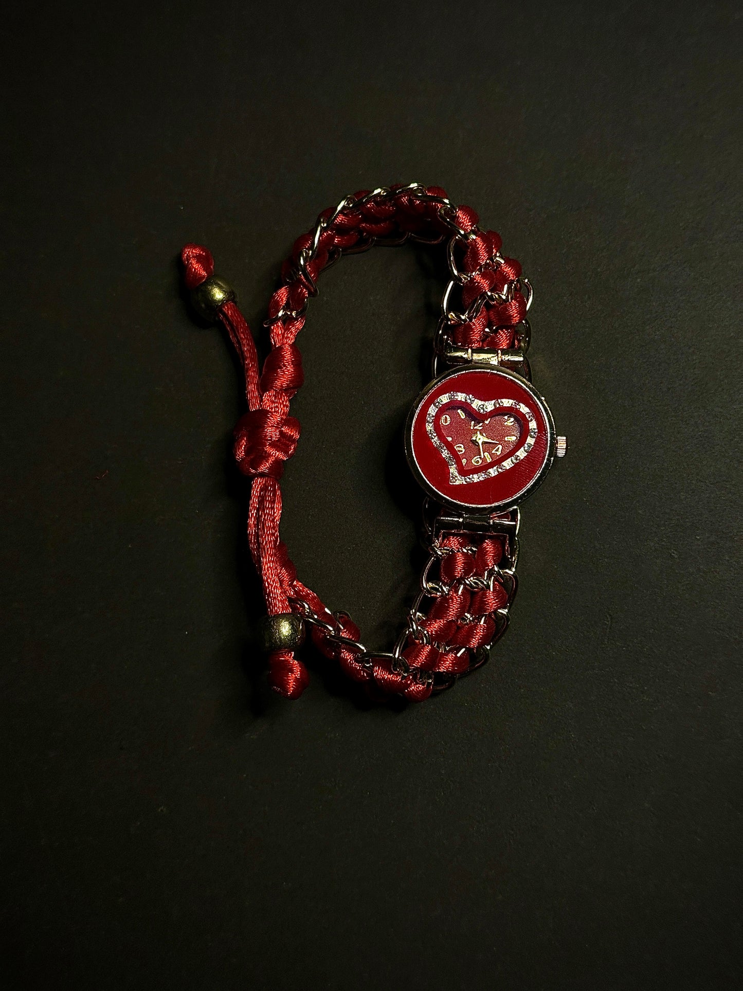 LOVE HEART bezel | Scruchie plus Chain style