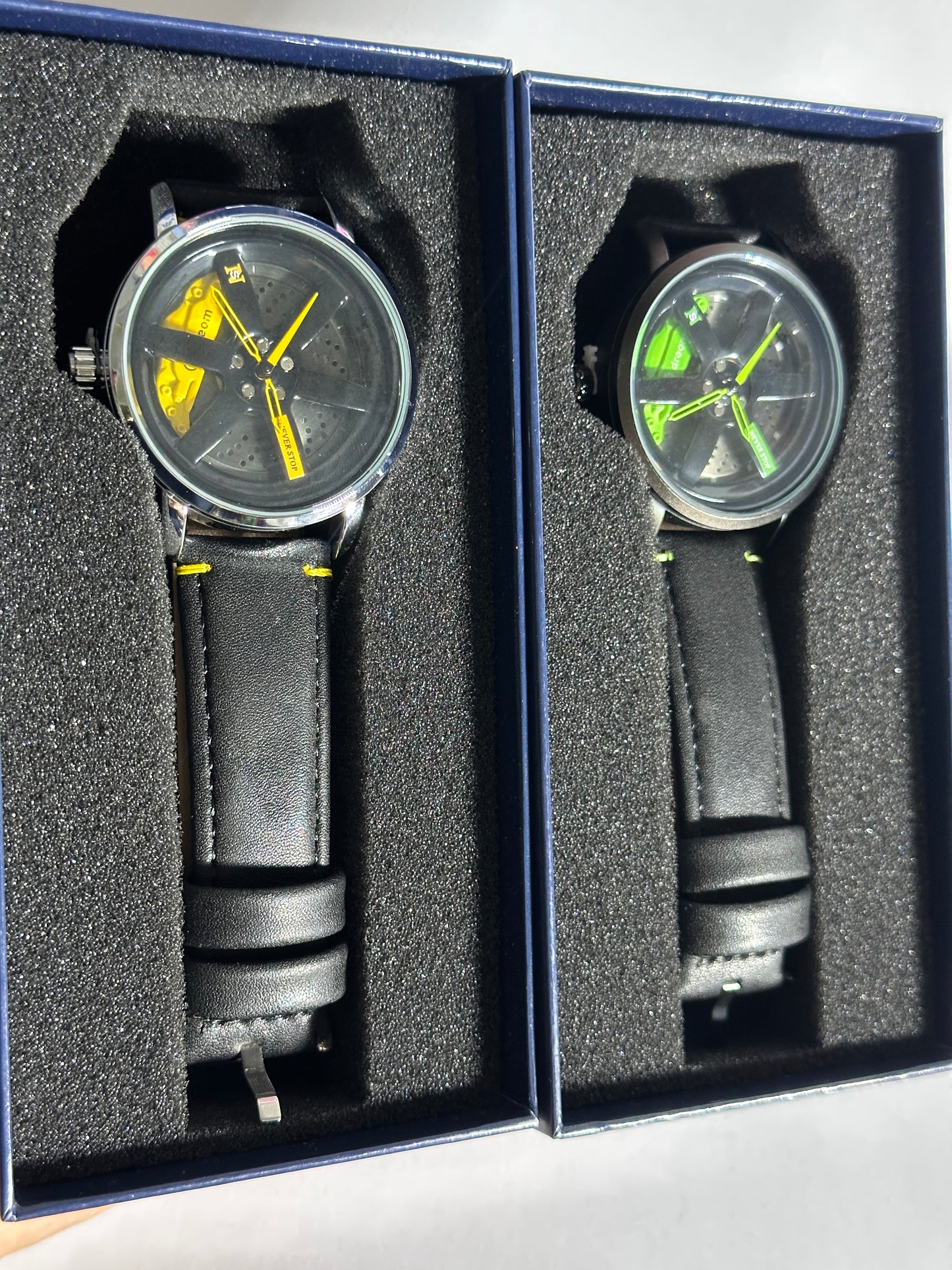 Gyro wheel and Alloy Rim watch (Strap & chain)