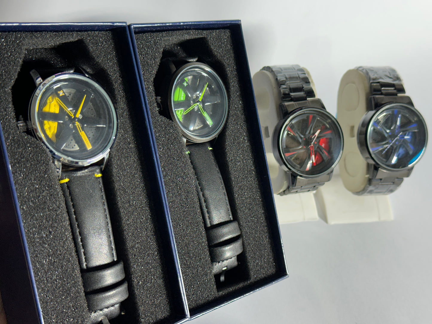 Gyro wheel and Alloy Rim watch (Strap & chain)