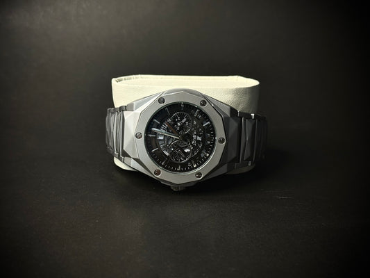 Hublot - Universe | Silver 3D design Chain | Date perpetual
