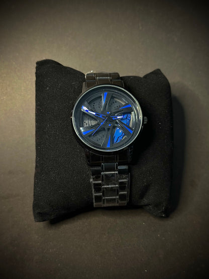 Gyro wheel and Alloy Rim watch (Strap & chain)