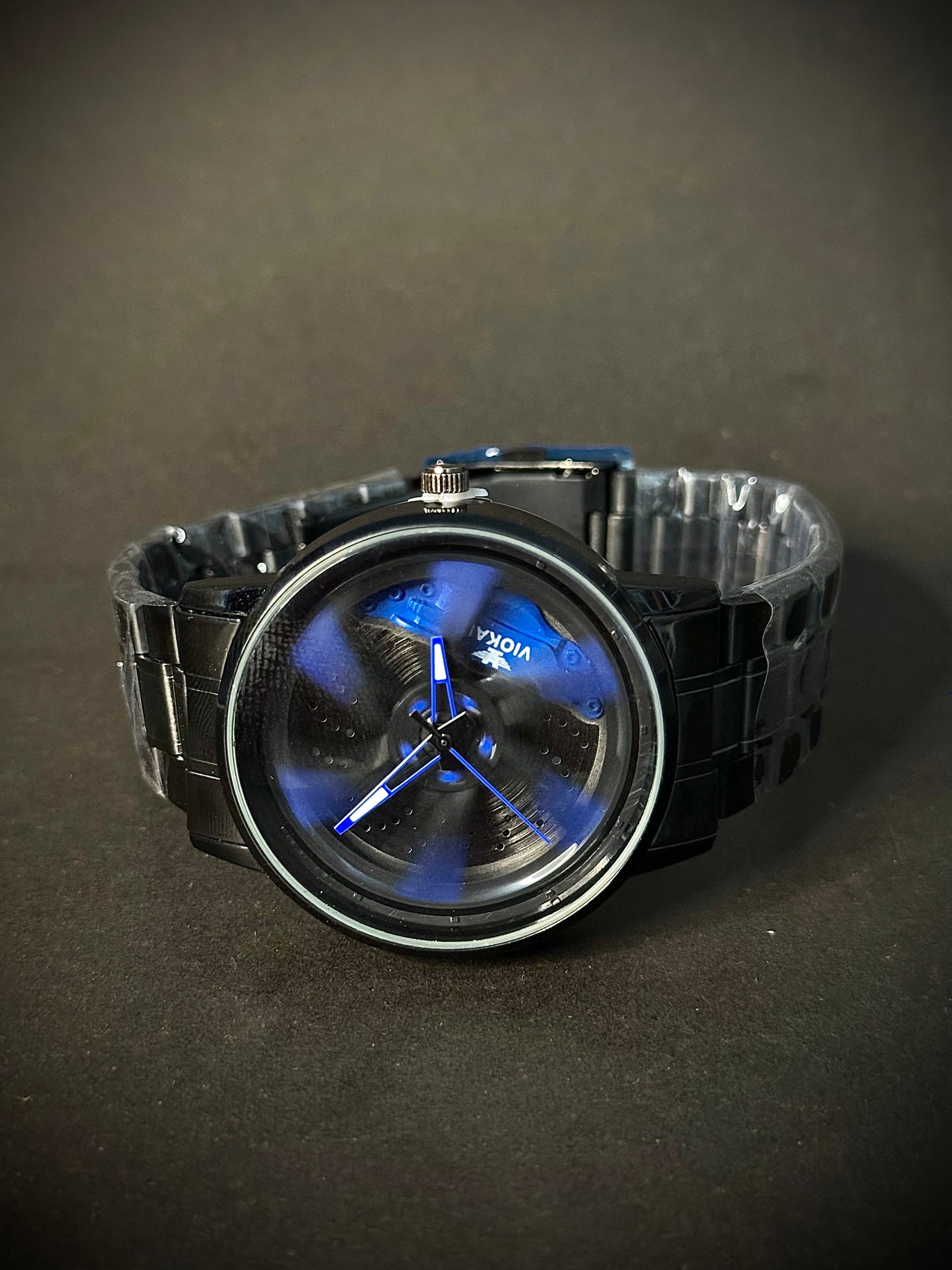 Gyro wheel and Alloy Rim watch (Strap & chain)