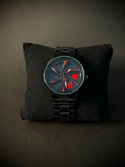 Gyro wheel and Alloy Rim watch (Strap & chain)