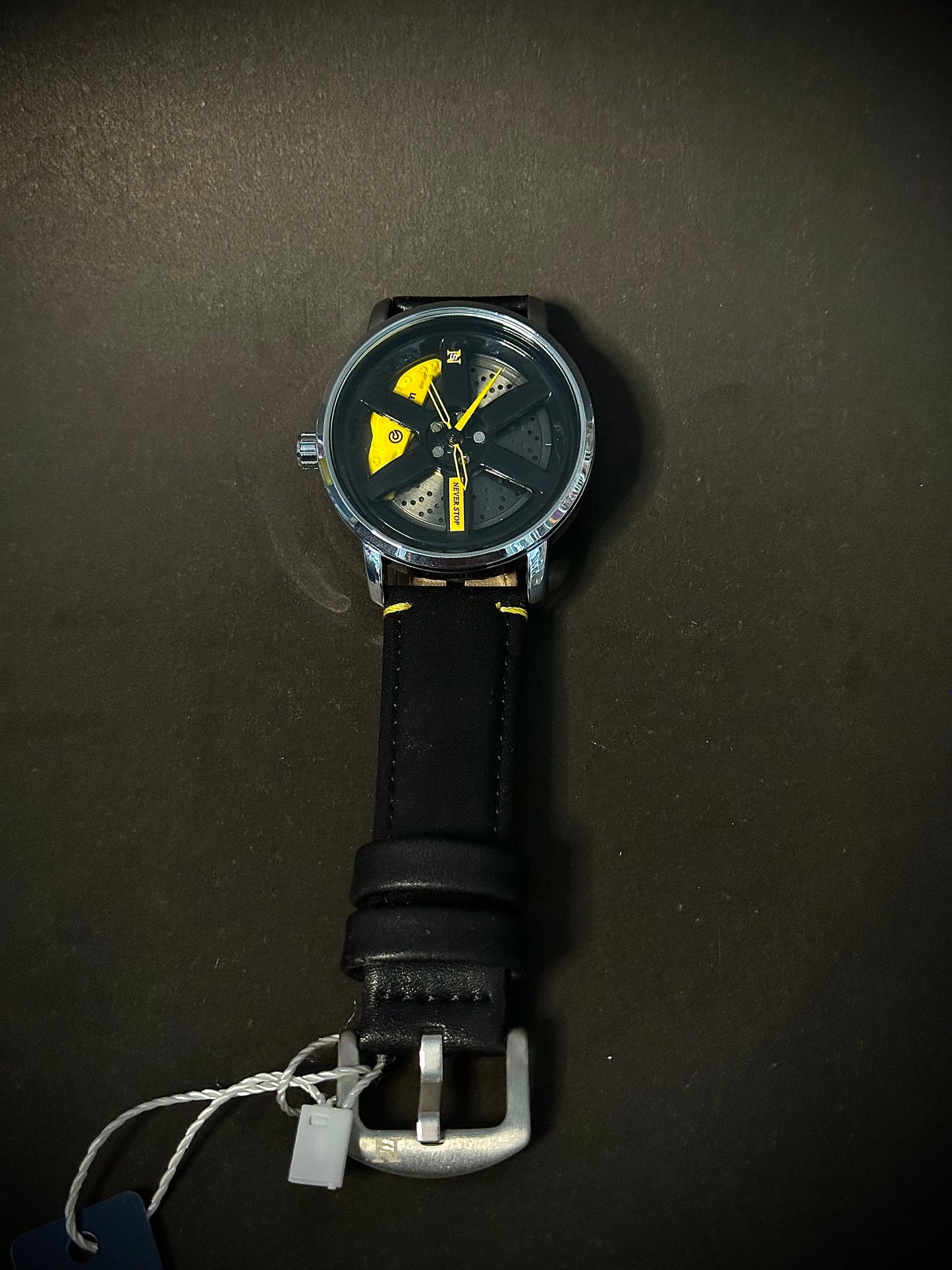 Gyro wheel and Alloy Rim watch (Strap & chain)