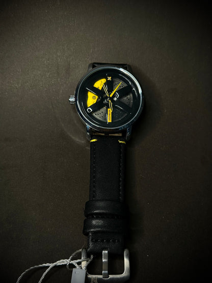 Gyro wheel and Alloy Rim watch (Strap & chain)