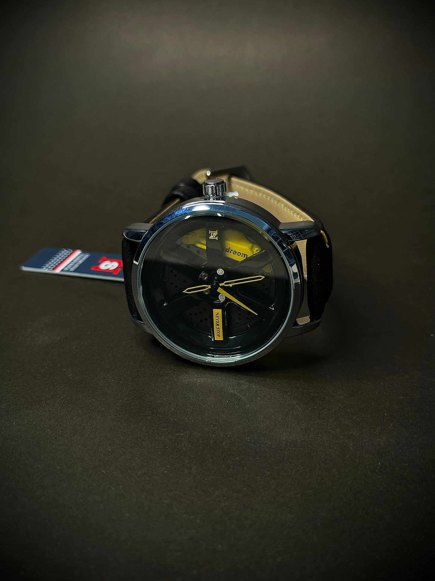 Gyro wheel and Alloy Rim watch (Strap & chain)