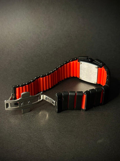 Unique Snake Watch | Double tone strap | fiber & silicone