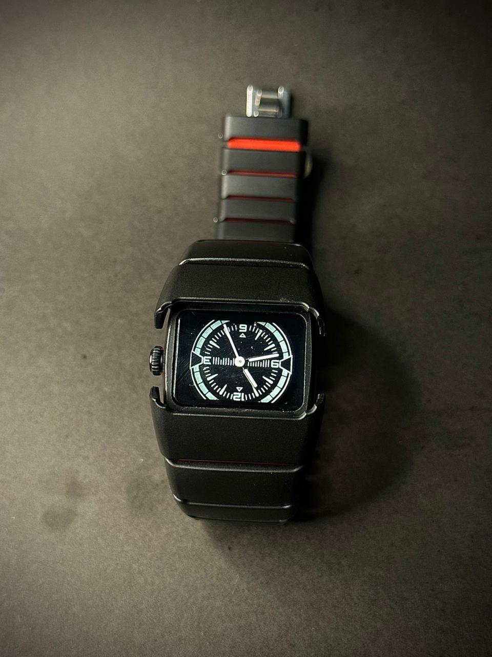 Unique Snake Watch | Double tone strap | fiber & silicone