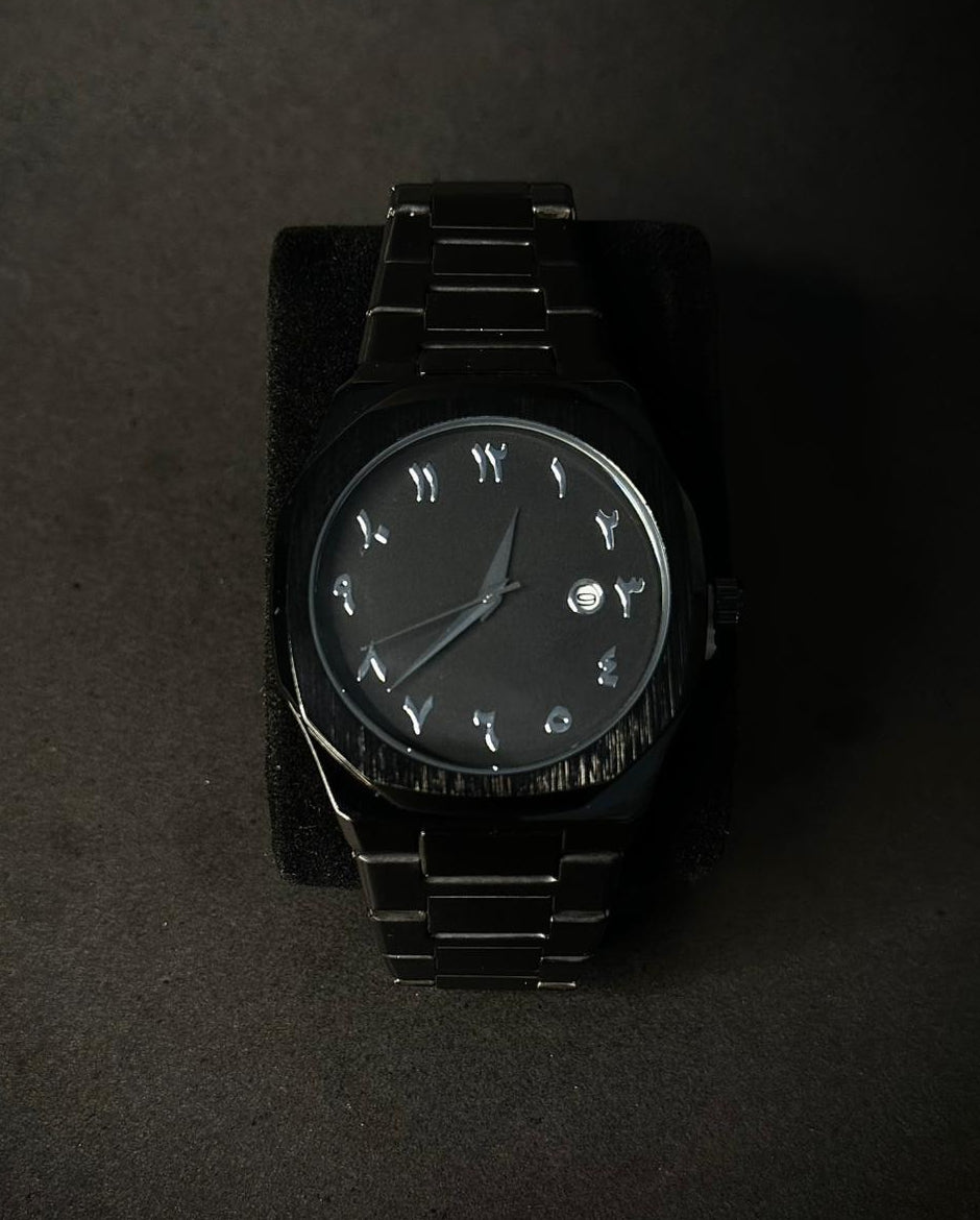 Arabic aura - Silver index | Date perpetual inside silver circle