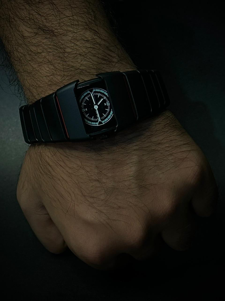 Unique Snake Watch | Double tone strap | fiber & silicone