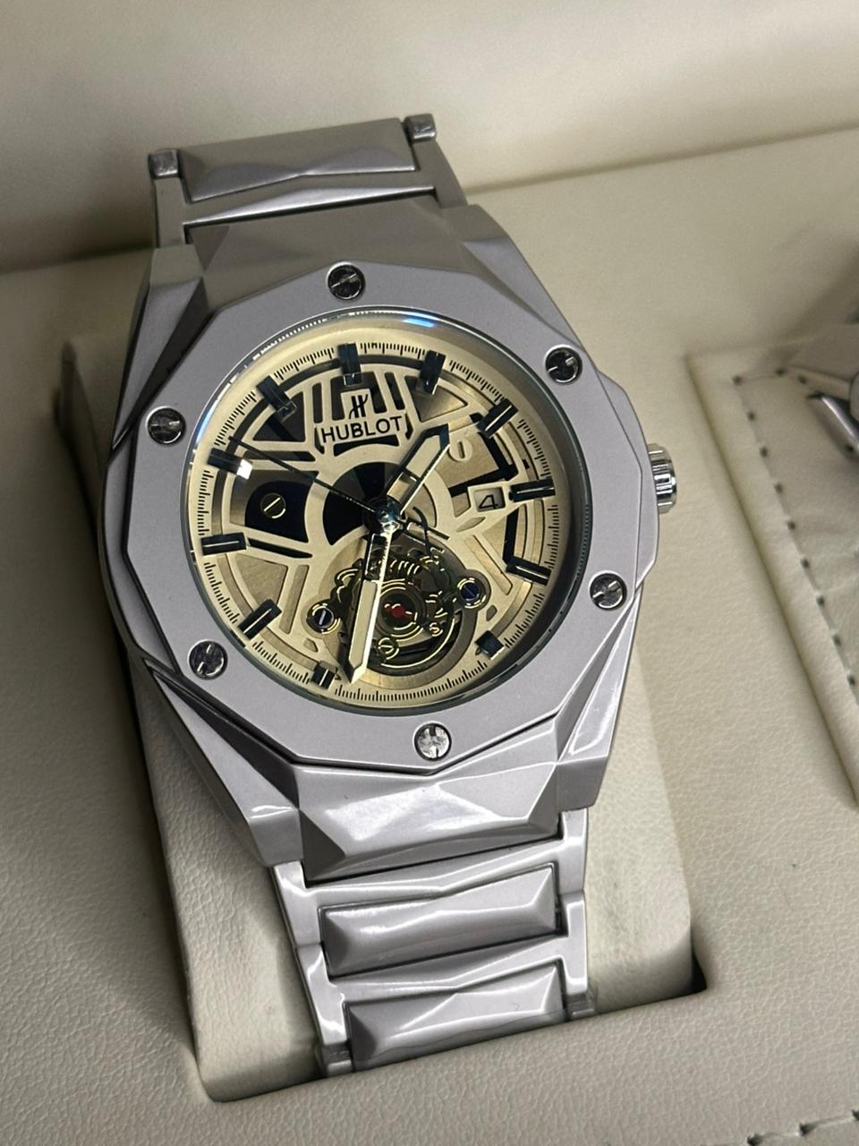 Hublot - beige color